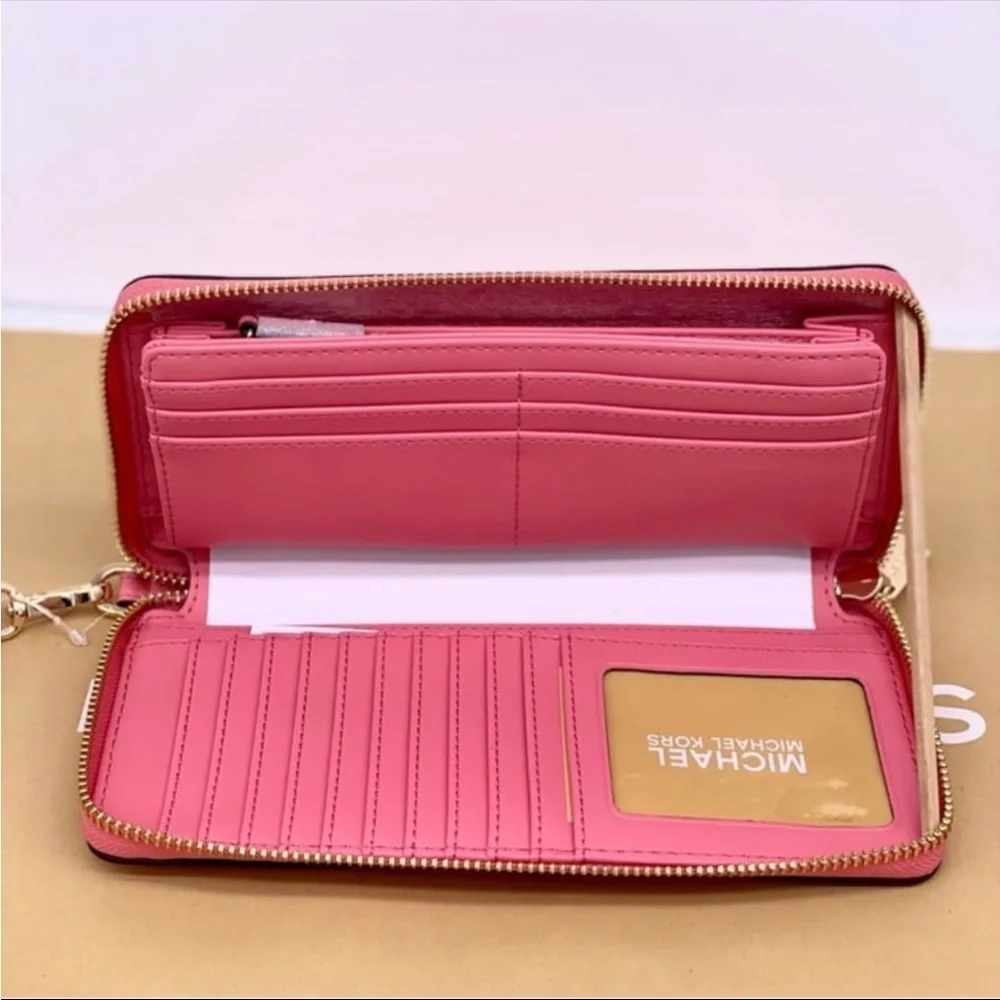 Michael Kors Large Continental Wallet Tea Rose